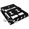 Obudowa mini-ITX typu "open" D250-IP 4xCOM 1xLPT 2xLAN 2xUSB 2xHDD 2,5" DIN mount
