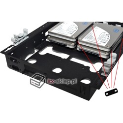 Uchwyty montażowe do dysków 2,5" do platform D150-IP i D250-IP