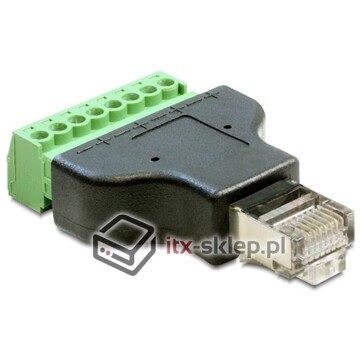 Adapter terminal RJ45 RJ-45 8pin raster 3,50 mm