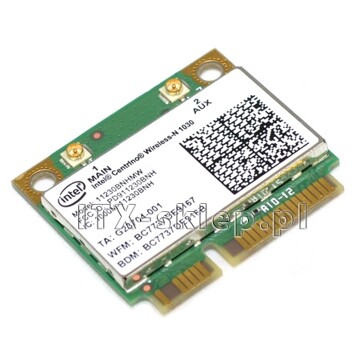 Intel Centrino Advanced-N 1030 WiFi Bluetooth mini PCI-Express half-size