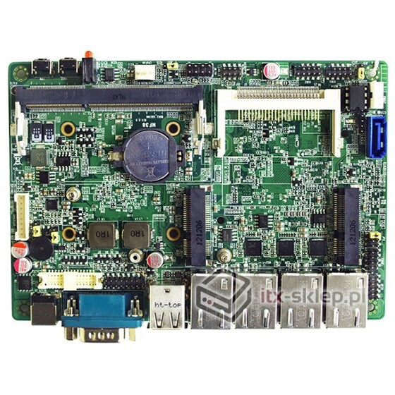 Jetway NF38-525 3,5" Atom 2x1.86GHz DDR3 2xLAN 1xRS-232 12V DC