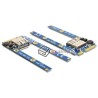 Adapter mini PCI-Express USB 2.0 I/O half-size - full-size Delock 95235