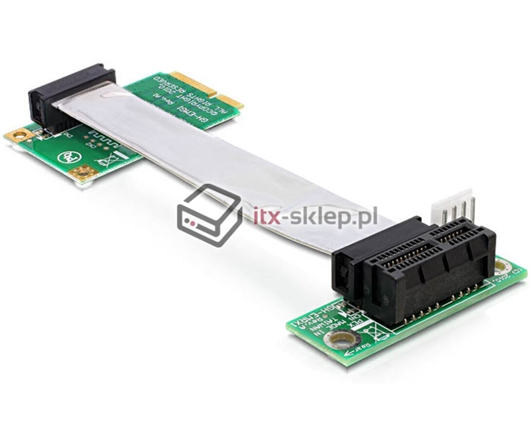 Elastyczny riser Mini PCIe x1 prawy