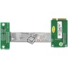 Elastyczny Riser card Mini PCI Express  PCI Express x1 prawy dla płyt mini-ITX