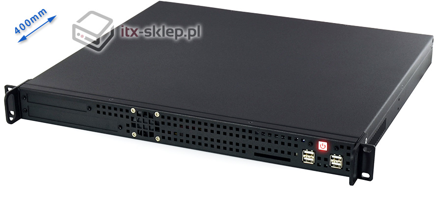 Obudowa uniwersalna mini-ITX 19" Rack 1U Delta-R1U-ITX-1