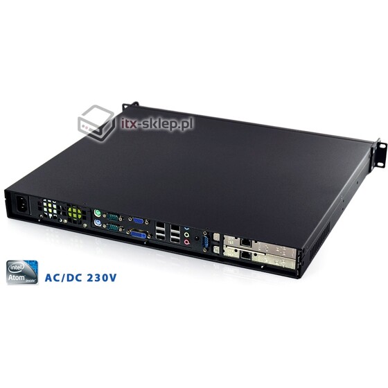 Komputer przemysłowy Rack 1U Atom D2500 4GB 4xLAN 3xRS-232 Delta-Rack-D2500-2
