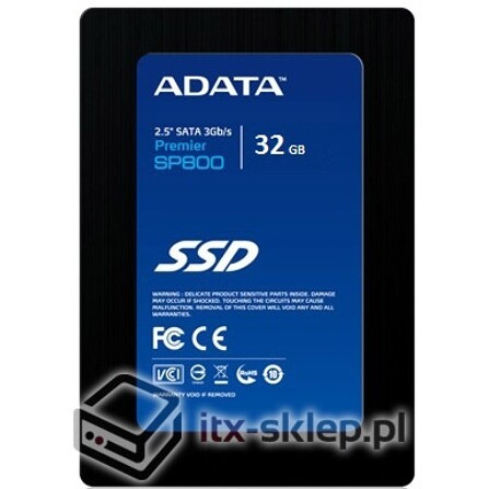 Adata SSD 32GB ASP800S-32GM-C 2,5" 280/260 MB/s