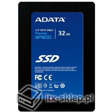 Adata SSD 32GB ASP800S-32GM-C 2,5" 280/260 MB/s