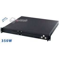 Obudowa uniwersalna mini-ITX 19" Rack 1U Delta-R1U-ITX-2 350W