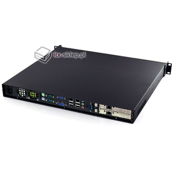 Komputer przemysłowy Rack 1U Atom D2500 4GB 2xLAN 7xRS-232 1xRS-422/485 Delta-Rack-D2500-4