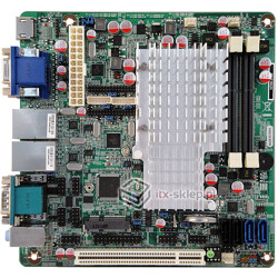 Jetway NF9B-2700 Atom D2700 2x2,13GHz DDR3 2xLAN 4xSATA 2xVGA mini-PCI Express