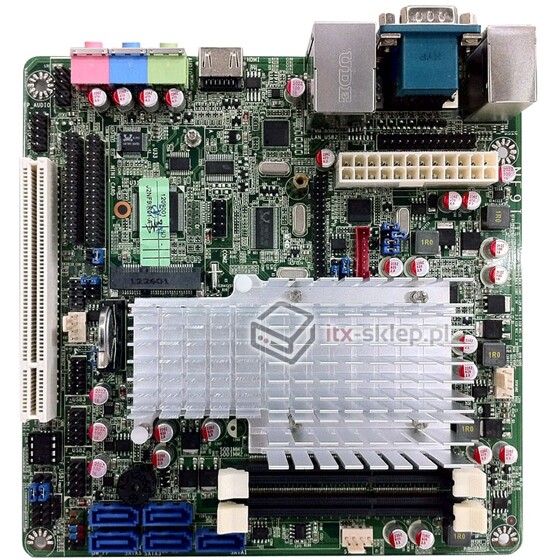 Jetway NF9I-2550 Atom D2550 2x1,86GHz DDR3 1xLAN 5xSATA RAID mini-PCI Express