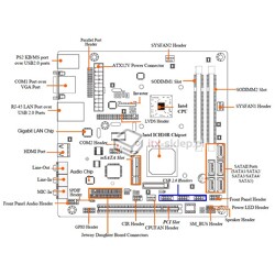 Jetway NF9I-2550 Atom D2550 2x1,86GHz DDR3 1xLAN 5xSATA RAID mini-PCI Express