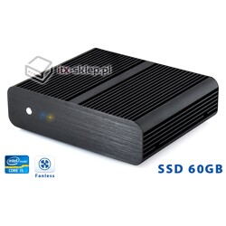 Komputer przemysłowy Fanless Core i5-3470T 2,9GHz 4GB SSD 60GB H02-H61-SSD60-19V