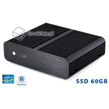 Komputer przemysłowy Fanless Core i5-3470T 2,9GHz 4GB SSD 60GB H02-H61-SSD60-19V