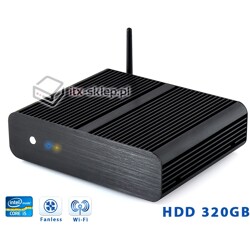 Komputer przemysłowy Fanless Core i5-3470T 2,9GHz 4GB HDD 320GB H02-H61-HDD320-19V-WiFi
