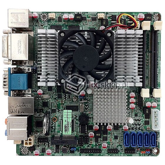 Jetway NC9P-2550 GeForce GT 610M Atom D2550 2x1,86GHz DDR3 1xLAN 5xSATA RAID mini-PCI Express