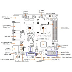 Jetway NC9P-2550 GeForce GT 610M Atom D2550 2x1,86GHz DDR3 1xLAN 5xSATA RAID mini-PCI Express