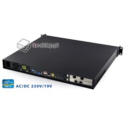 Serwer Mikrotik Rack 1U Core i3-3220T 4GB 5xLAN Delta-Rack-H61-19V-1