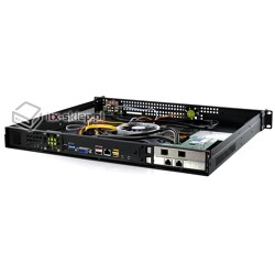Serwer Mikrotik Rack 1U Core i3-3220T 4GB 5xLAN Delta-Rack-H61-19V-1