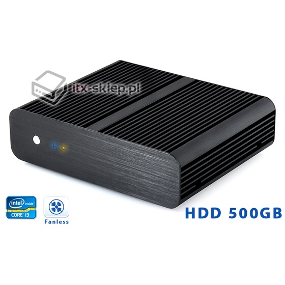 Komputer Digital Signage Fanless Core i3-3220T 2,8GHz 4GB HDD 500GB H01-H61-HDD500-19V