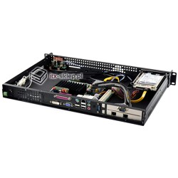 Komputer przemysłowy Rack 1U Atom D2550 4GB 3xLAN 2xRS-232 12-32V Delta-Rack-D2550-1