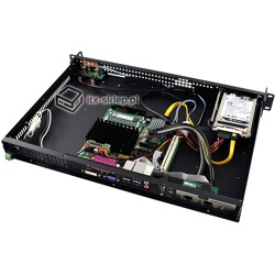 Komputer przemysłowy Rack 1U Atom D2550 4GB 3xLAN 2xRS-232 12-32V Delta-Rack-D2550-1