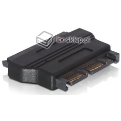 Adapter SATA 22pin żeński  Micro SATA 16pin męski Delock 61695