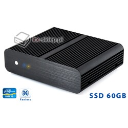 Komputer przemysłowy Fanless Core i3-2120T 2,6GHz 4GB SSD 60GB H00-H61-SSD60-19V