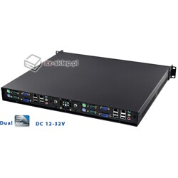 Komputer przemysłowy Rack 1U Dual System Atom D2500 Delta-Rack-Dual-2500-1