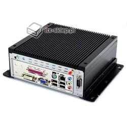 Komputer przemysłowy Atom D2550 heat-pipes 4GB 1xRS-232 1xLPT SSD 120GB H01-D2550-SD120-P