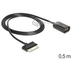 Kabel adapter OTG USB do tabletów Samsung 50cm Delock 83298