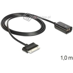 Kabel adapter OTG USB do tabletów Samsung 100cm Delock 83299