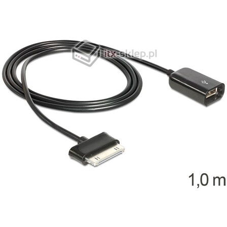 Kabel adapter OTG USB do tabletów Samsung 100cm Delock 83299