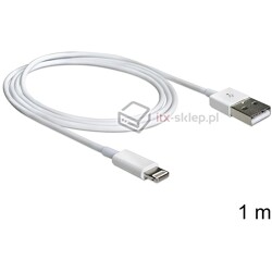 Kabel do IPhone 5 / IPad mini, IPad 4 data + power 1m Delock 83260