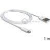 Kabel do IPhone 5 / IPad mini, IPad 4 data + power 1m Delock 83260