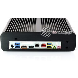 Komputer przemysłowy Fanless Core i3-3220T 2,8GHz 2xLAN 4GB SSD 120GB H01-Q77-SSD120-19V