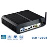 Komputer przemysłowy Fanless Core i3-3220T 2,8GHz 2xLAN 4GB SSD 120GB H01-Q77-SSD120-19V-WiFi