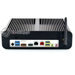 Komputer przemysłowy Fanless Core i3-3220T 2,8GHz 2xLAN 4GB SSD 120GB H01-Q77-SSD120-19V-WiFi