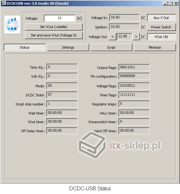Przetwornica reduktor napięcia DCDC-USB-200 6-34V - 5-24V 150W
