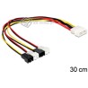 Rozdzielacz zasilania Molex dla wentylatora 4PIN - 4x 2PIN 30cm