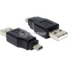 Adapter przejściówka USB 2.0 M - USB mini-B M