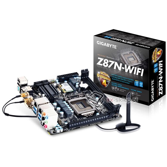 Gigabyte GA-Z87N-WIFI 2xLAN WiFi Haswell LGA1150 2xHDMI 1.4 4xUSB 3.0 Intel WiDi