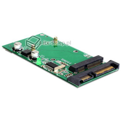 Adapter konwerter SATA 22 pin mini-USB - mSATA do dysków mSATA Delock 62493