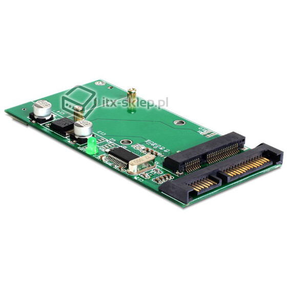 Adapter konwerter SATA 22 pin mini-USB - mSATA do dysków mSATA Delock 62493