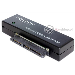 Adapter przejściówka USB 3.0 - SATA 6Gbps Delock 62486