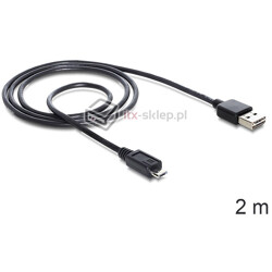 Kabel EASY-USB 2.0-A - micro-B M-M 2m Delock 83367