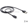 Kabel EASY-USB 2.0-A - micro-B M-M 2m Delock 83367
