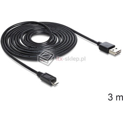 Kabel EASY-USB 2.0-A - micro-B M-M 3m Delock 83368