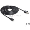 Kabel EASY-USB 2.0-A - micro-B M-M 5m Delock 83369